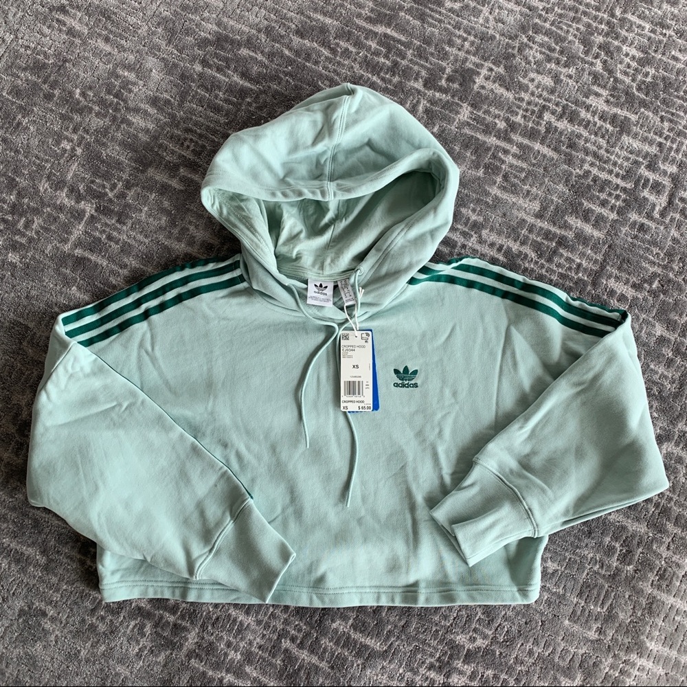 Adidas cropped hoodie NWT size xs